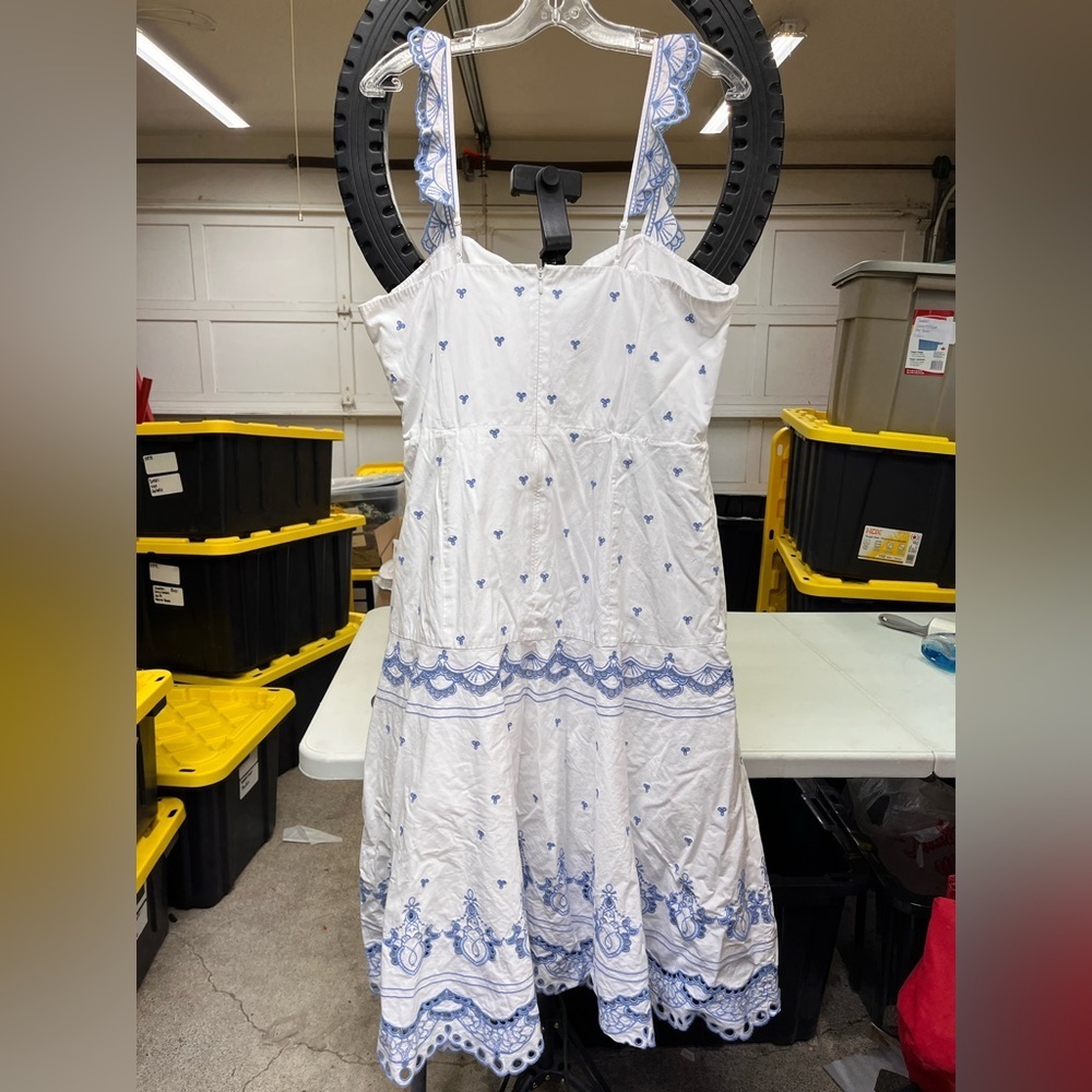 Jonathan Simkhai Eyelet Embroidered Bustier Midi Dress - Picture 10 of 15